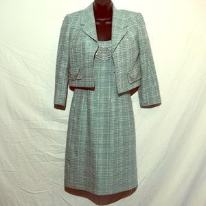 Antonio Melani Aqua Dress and Jacket. Size 0.